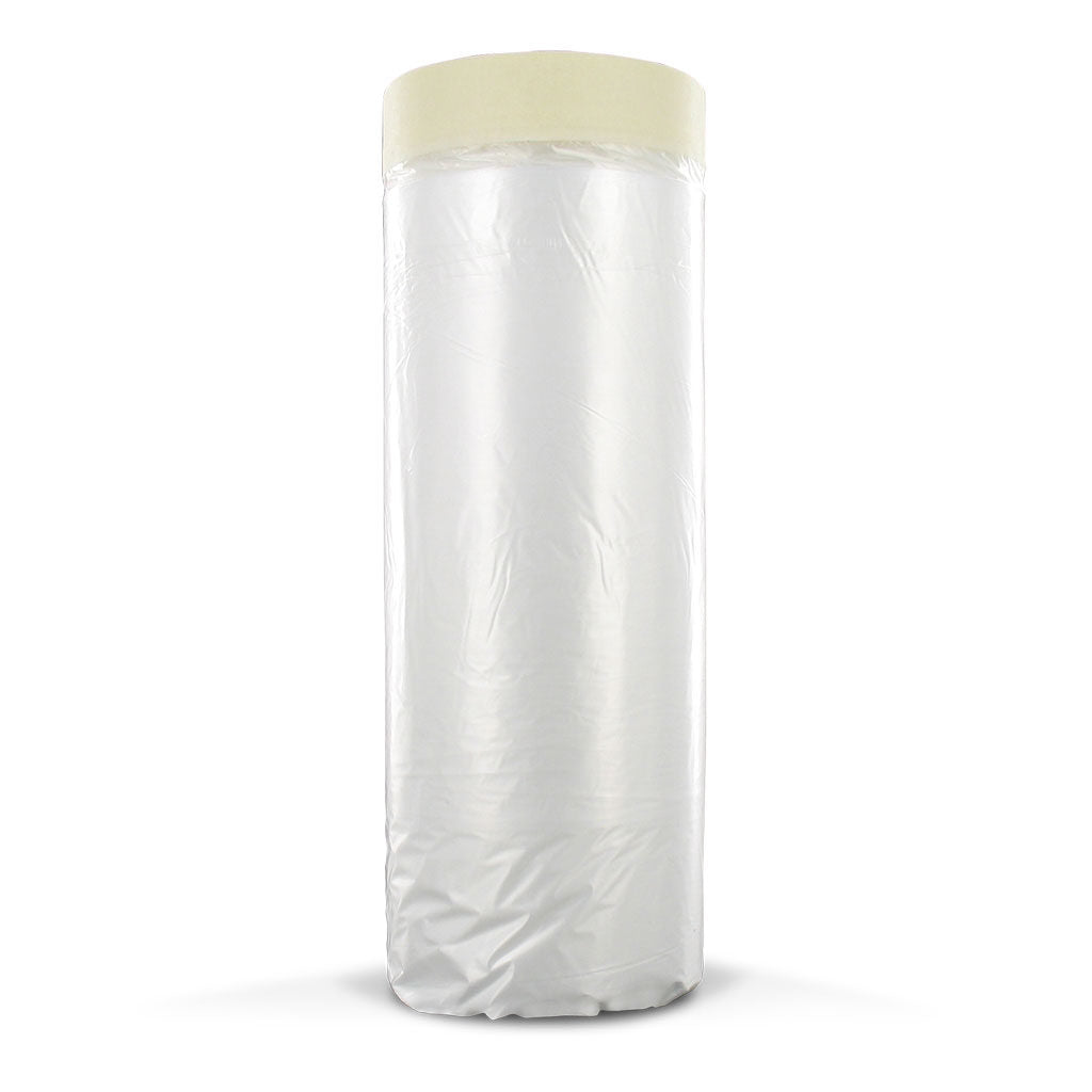 PE folie met crepe tape ivoor - Indoor