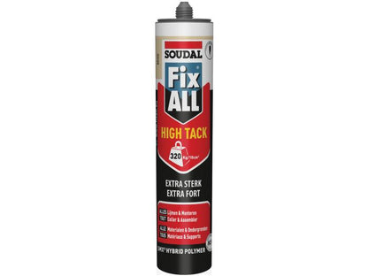 Soudal 290mL Fix All High Tack - Alle kleuren